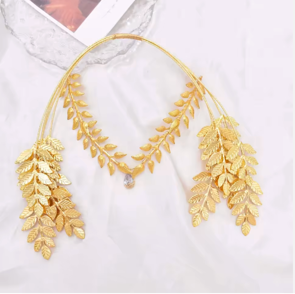 Alloy Branch Leaves crown