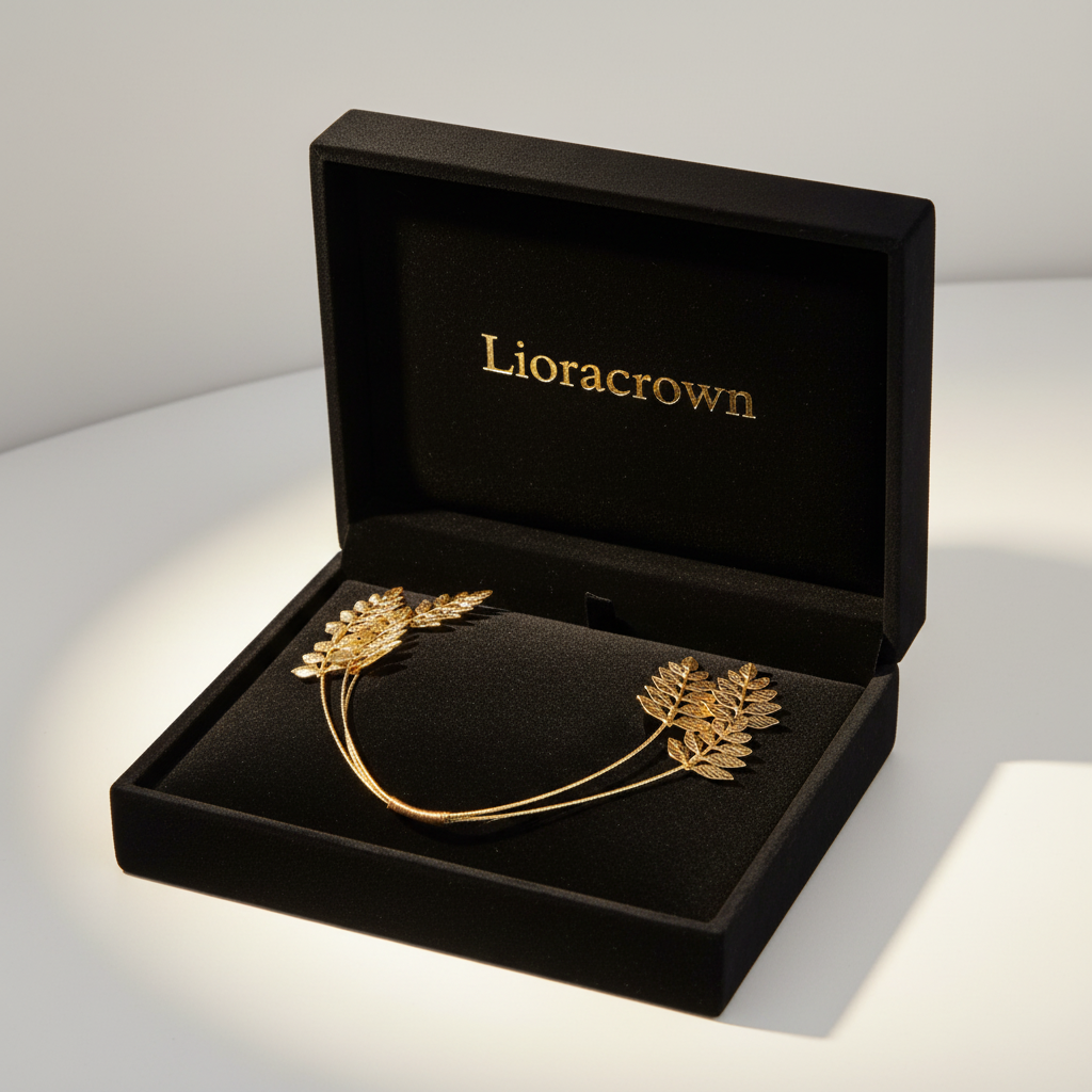 Alloy Branch Leaves crown